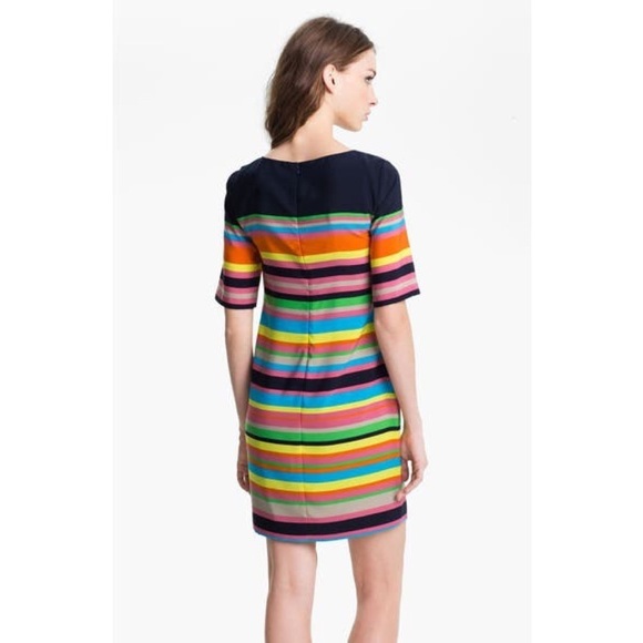 Trina Turk 'Flagimi' Multicolor Stripe Shift Dress - Picture 3 of 15